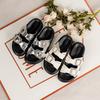Thick-soled One-word with Rhinestone Square Buckle Outside Slippers Women's Summer New Fashion Casual Muffin Bottom Beach Sandals Women