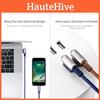 For Iphone 6s 7 Charging Cable Bent Lightning Connector Fast Reach Extended