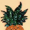 1Pc DIY Decoration Patches Fruit Pineapple Embroidered Patch Iron On Sew Applique Cute Cartoon Patch Fabric Clothes Shoes Bags