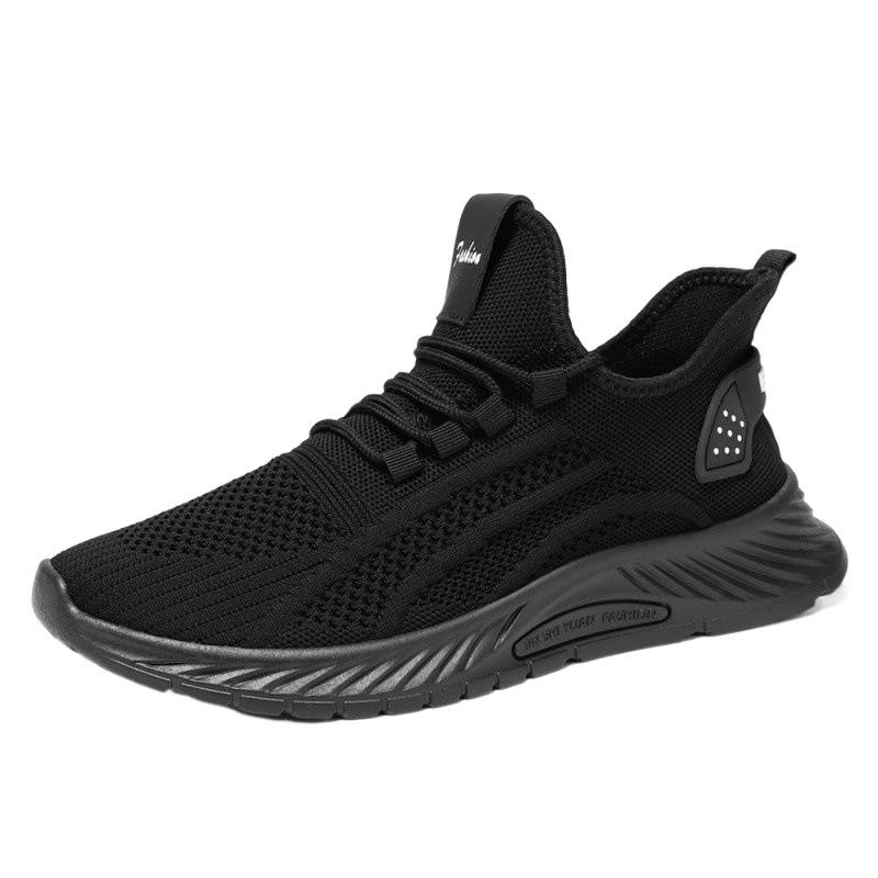 Running shoes 2025 spring new shoes trend couple fashion fly-woven shoes casual sports shoes