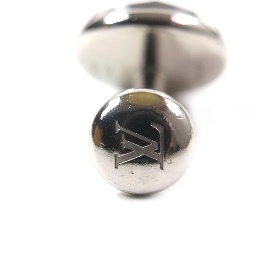 LOUIS VUITTON Cufflinks Men's Jewelry Accessories Logo metal Silver MP1318 Used