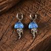 Earrings for Women: High-End Retro Ocean Style Jellyfish Ear Drops, Girls Series, Versatile and Elegant
