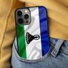 Lesotho Flag Soft Phone Case for iPhone 17 Air 16e Pro max 15 Pro 13 14 Plus 11 12 MagSafe Magnetic Coque
