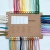 42 Colors 3mm 3-Ply Cotton Cord Pure Cotton 3 Strands Rope Home Tapestry Kids Handmade DIY Macrame Cord