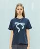 LARTIGENT L9 Ribbon T-Shirt(Navy)