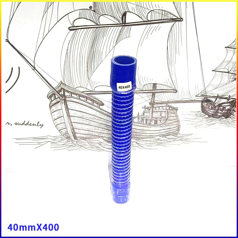 Blue Silicone Flexible Hose  ID30-100mm Length 400mm Air Intake Pipe Radiator Tube High Pressure Temperature R