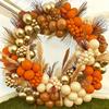 114Pcs Autumn Harvest Festival Thanksgiving Farm Theme Balloon Decorations Autumn Winter Colors Skin Color Balloon Party Decors