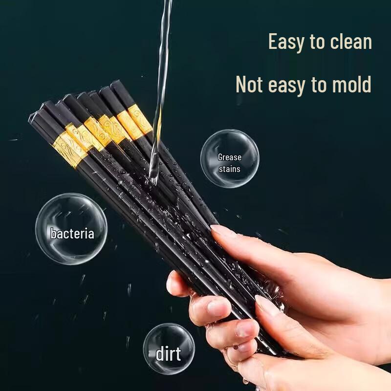 NHZHIW Commercial Alloy Chopsticks 1 Pair