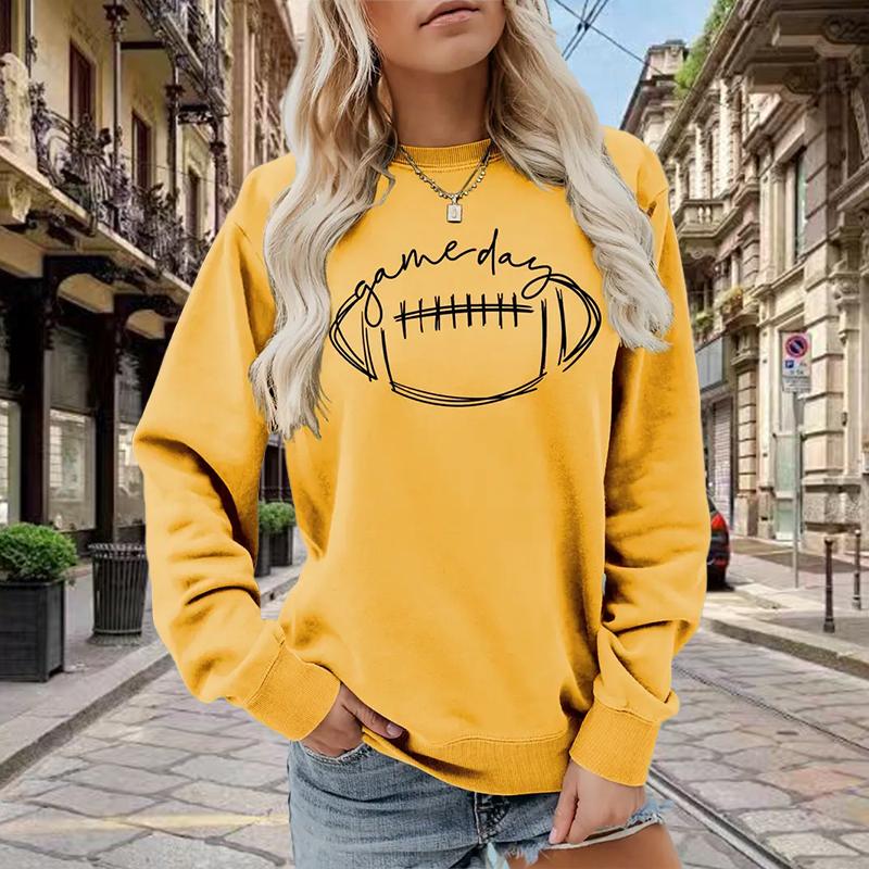 

Осенняя женская мода с круглым вырезом и длинным рукавом, свободная одежда, полосатый рисунок на хлебе, футболка для девочек, уличная одежда 8XL оранжевый