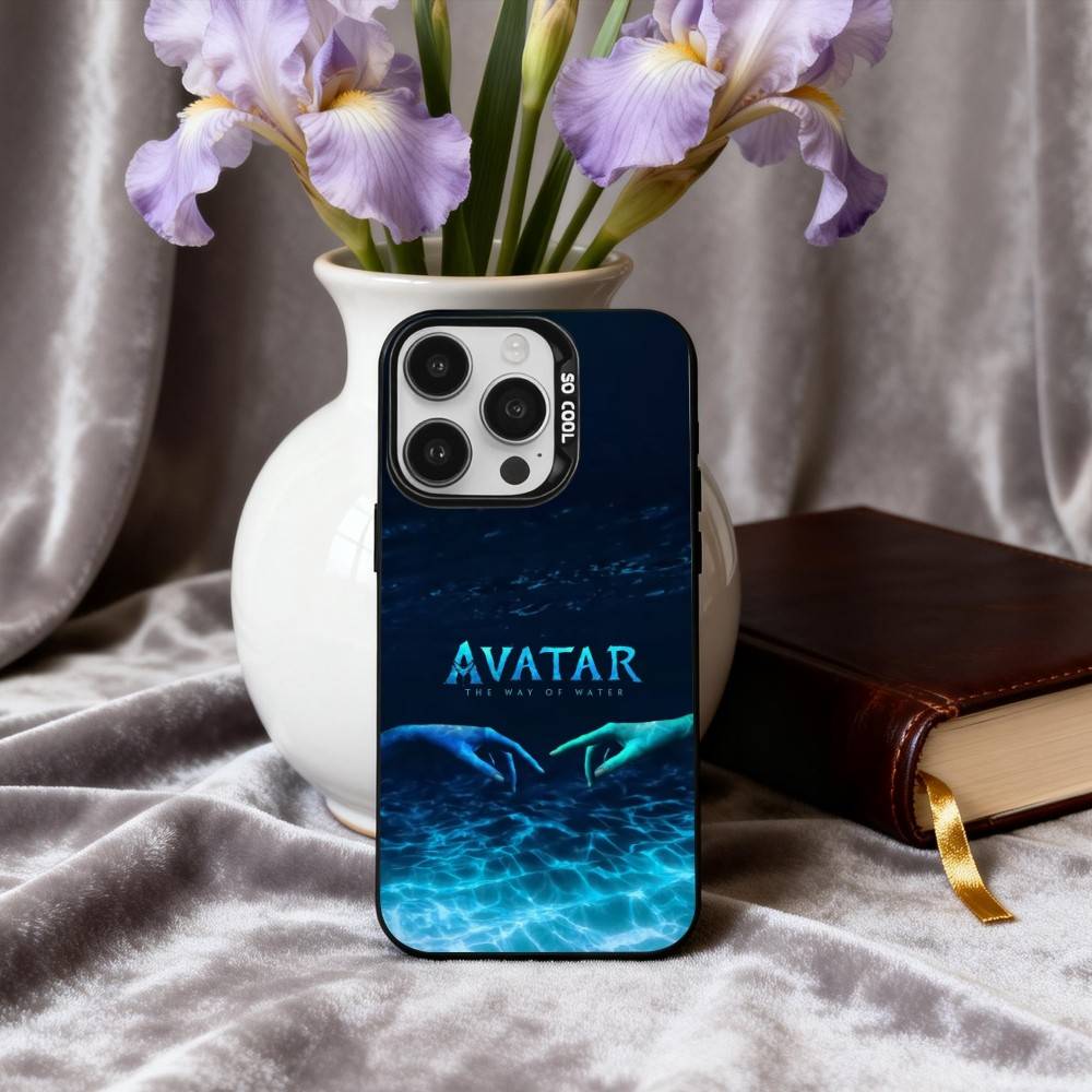 

Movie A-Avatar-r C-Cartoon-N Phone Case For iPhone17,16,15,14,13,12,11 Plus,Pro Max Black Candy Silver Plated Cover iPhone11PROMAX