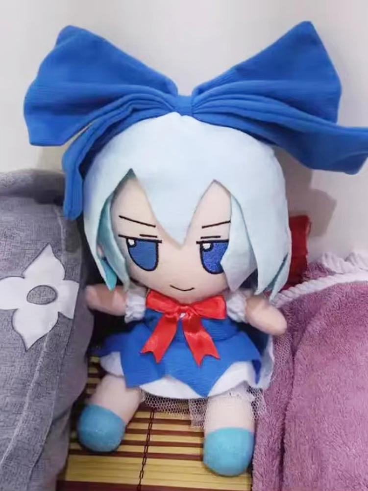 

Touhou Project Fumo Cirno Touhou Hero of Ice Fairy Plush Toy Stuffed Doll Soft Figure Cartoon Anime Girl Kids Fans Xmas Gift New