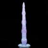 Pastel Purple Sea Jade Long Tentacle Silicone Dildo Dildos