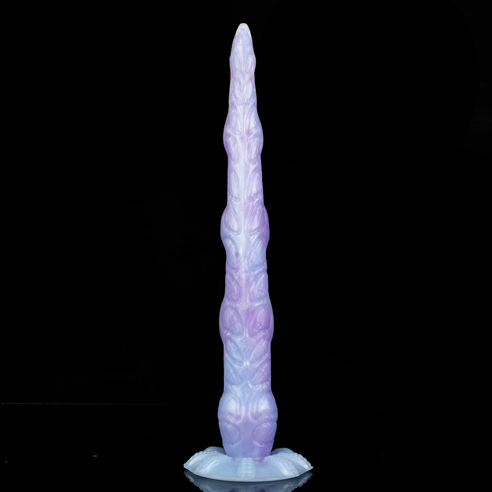 Pastel Purple Sea Jade Long Tentacle Silicone Dildo Dildos