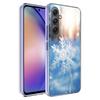 Snowflake Winter White Snow Christmas Phone Case for Samsung A17 A37 A57 A07 A16 A26 A36 A56 A06 A02S A12 A22 A32 A52S A04S A14