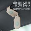 SZSL Sunglasses Holder for Protects Easy Magnetic Sun Visor Prevents Car Glasses Light Gray Car, Glasses, Leather-like Finish, Attachment, Mount,