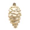 2Pieces Shimmering Pinecone Holiday Decorations Not Traditional Design Christmas Hanging Ornaments