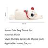 Universal Car Tissue Hanger Doll Cute Creative Hanging Tissue Holder Plush Vehicle Tissue Case Paper Box