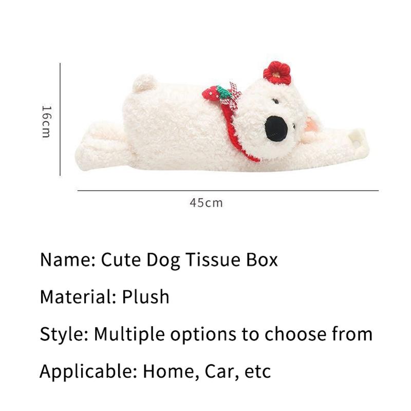 Universal Car Tissue Hanger Doll Cute Creative Hanging Tissue Holder Plush Vehicle Tissue Case Paper Box