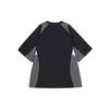 Adidas Fustl Woven Color Block Design Sports Casual Fashion Versatile Short Sleeve T-Shirt Men Tops Black JI8729
