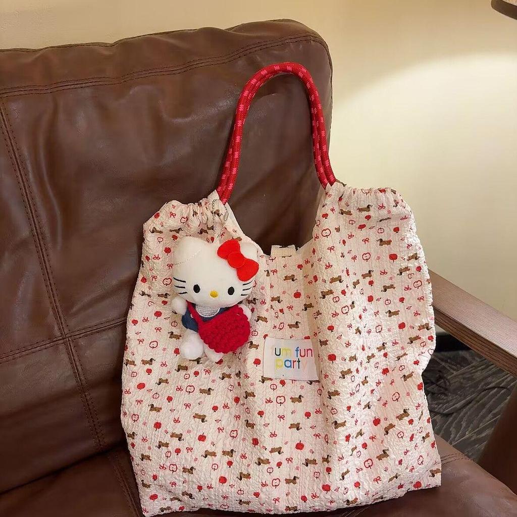 Cartoon-Tragetasche mit großer Kapazität - Koreanischer Stil für den täglichen Weg zur Arbeit