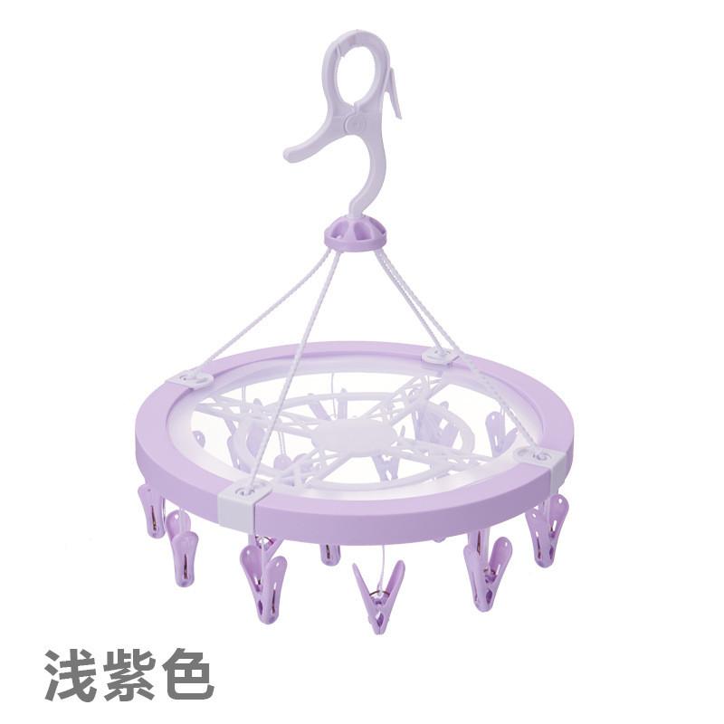 Stendibiancheria Rotondo Portatile Con Molti Ganci Per Vestiti Bucato E Calzini