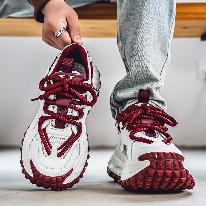 Big head and wide feet summer new mesh running sneakers dad shoes