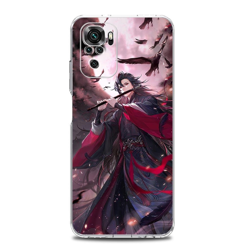 Anime Mo Dao Zu Shi Wei Wuxian Soft Phone Case For Xiaomi Redmi Note 12 11 9S 9 8 10 Pro Plus 7 8T 9C 9A 8A K40 Gaming Cover