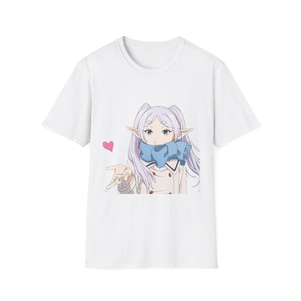 Frieren Beyond Journeys End Graphic TShirt 100Cotton Oversized Shirt New Unisex Y2k Anime Clothes Unisex Short Sleeve ONeck