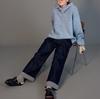 Romantic Retro V-Neck Off-Shoulder Wool Sweater for Women