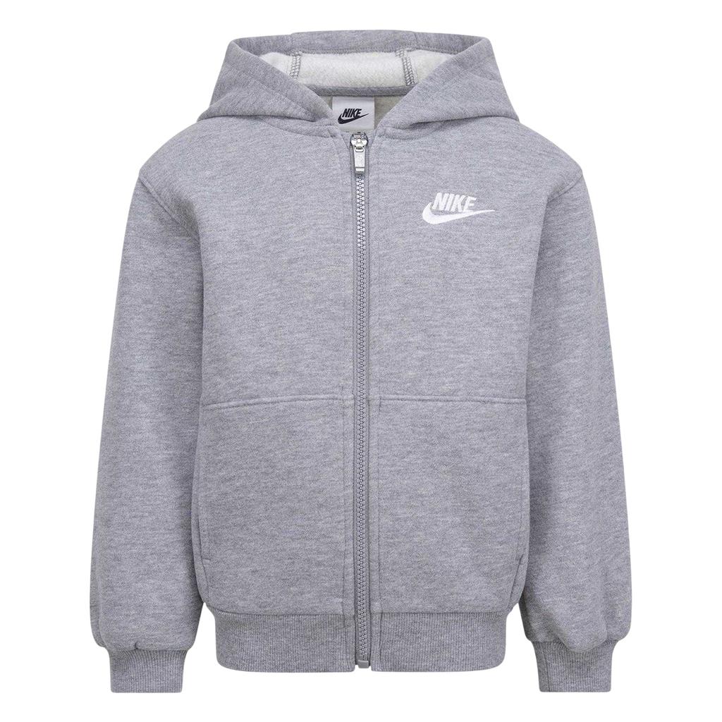 Nike Childrens/Kids Sportswear Club Embroidered Logo Full Zip Hoodie