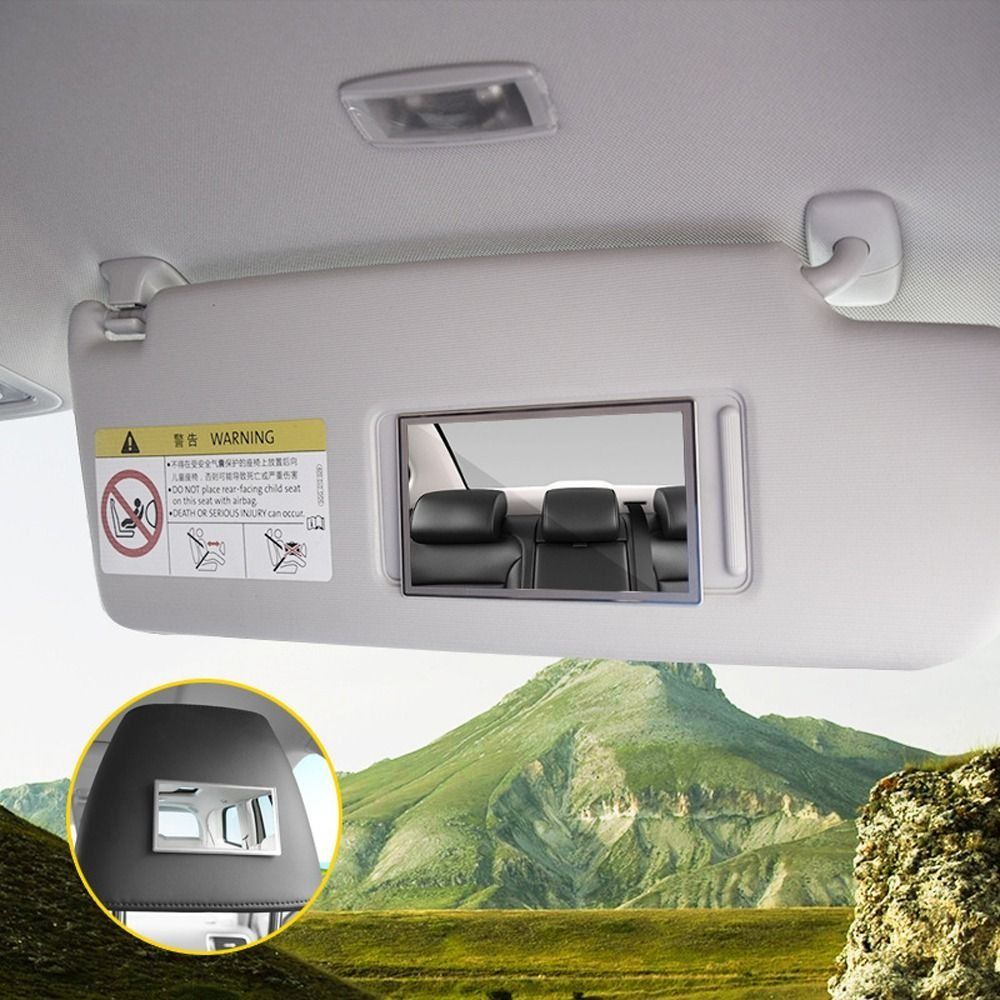 HD Mirror Car Makeup Mirror High Clarity Universal Car Mirror Cosmetic Use