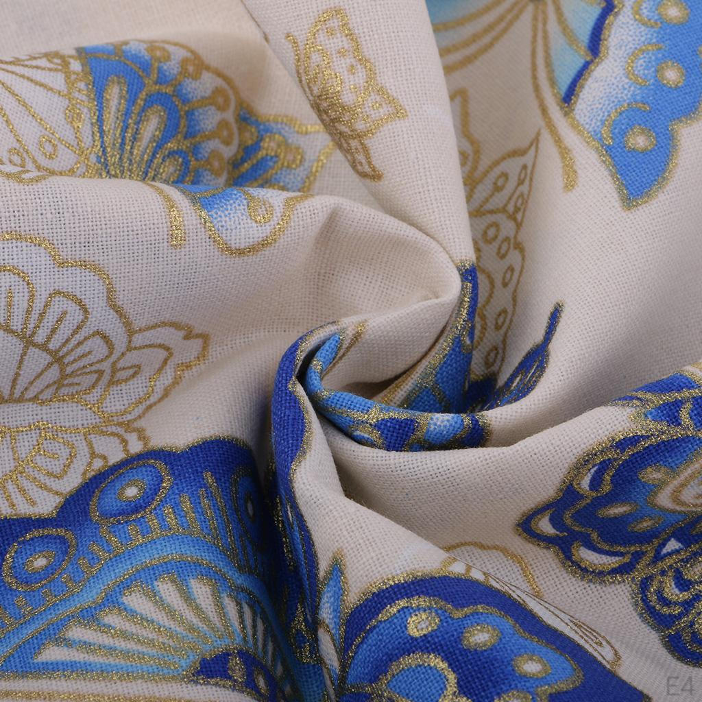 Printed Butterfly Fabric Sewing Material Home Upholstery