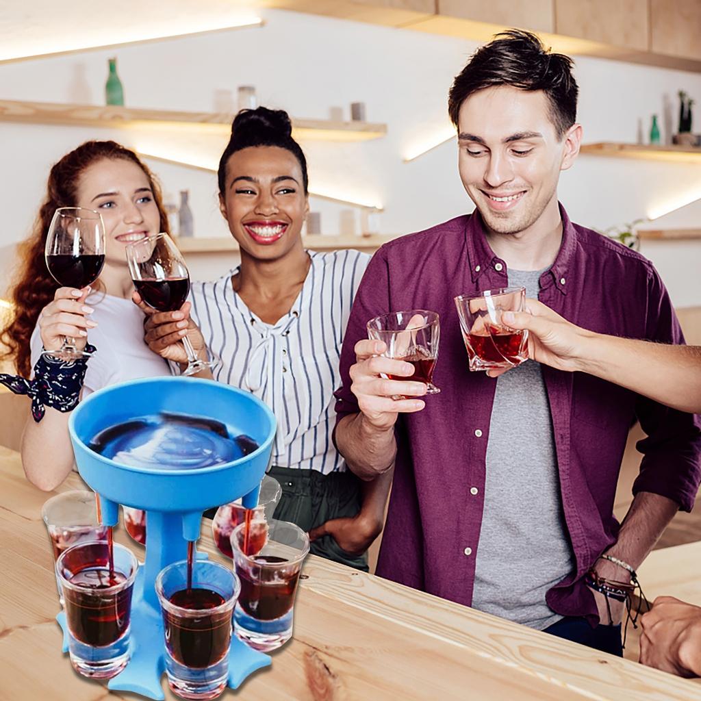 Zásobník na 6 sklenic a držák - Zásobník na plnění tekutin, výdej sklenic