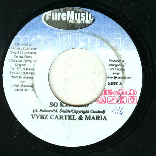 

7inch Record VYBZ KARTEL & MARIA / BUJU BANTON & - So Excited / What We Gonna Do NONE Pure Music Prod 2003 Jamaica Reggae, Ska & Dub Used