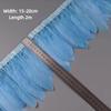 2M Real Geese Duck Feathers Natural Fringe Ribbons DIY Feather Trims  Wedding Accessories