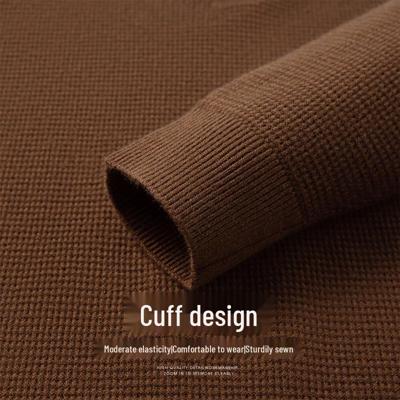 SHANSHAN Men's Business Casual Wool Blend Knit Sweater