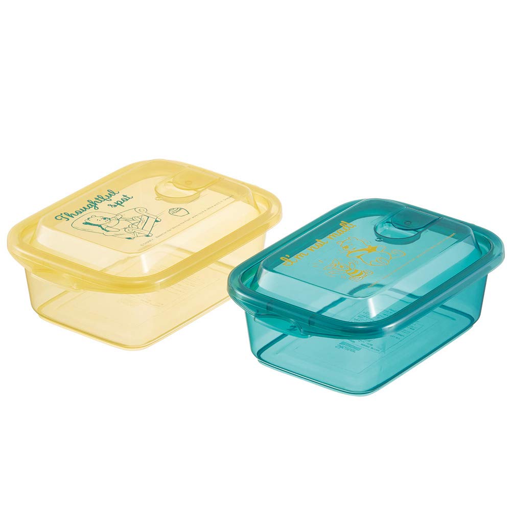 

Skater Fuwatto Storage Side Dish Sealable Winnie the FCNF2W Container, 500ml, 2-Pack, Storage, Container, Pooh, Disney,