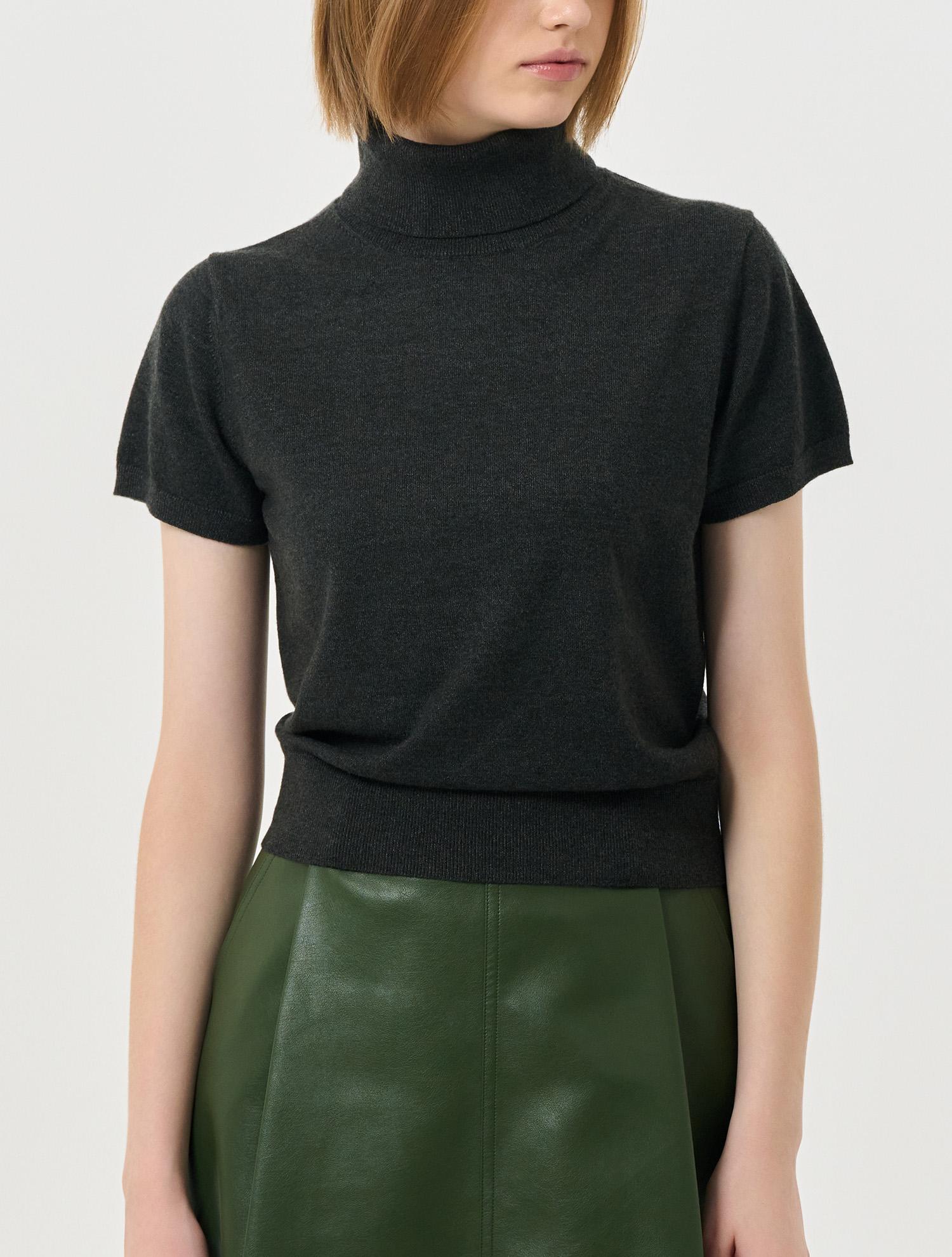 General Idea New Classic Wool Turtleneck Half Pullover [Charcoal] / Wbd4L44542 Charcoal/S