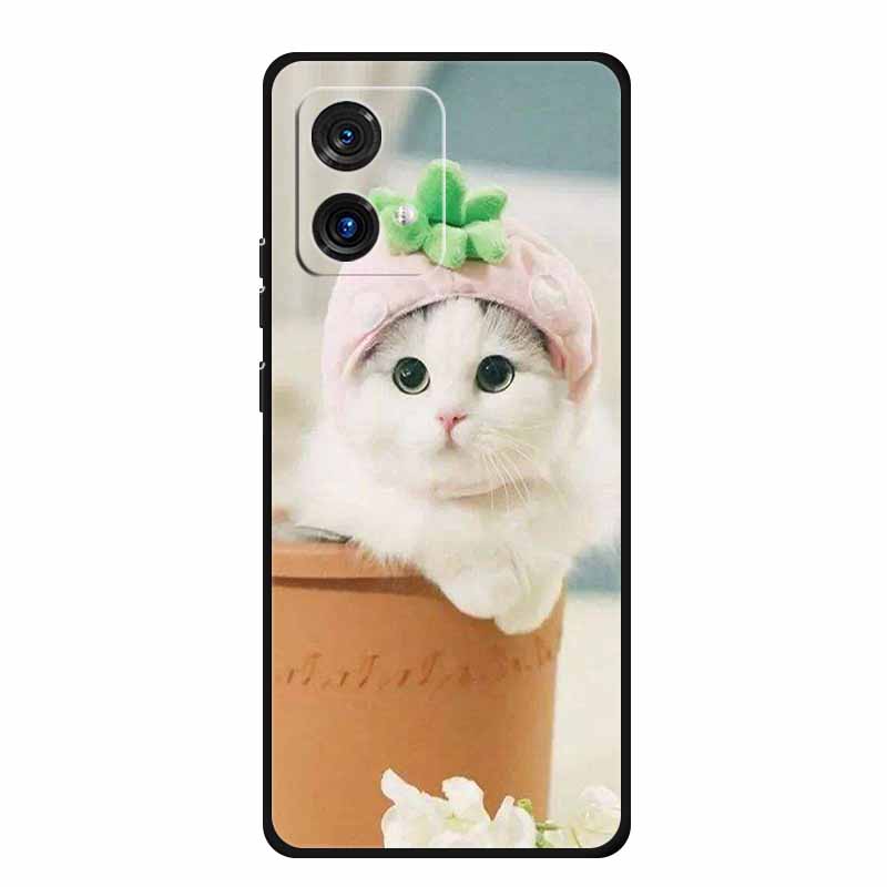 For Motorola Moto G84 G54 5G Case Animals TPU Soft Silicone Cover Phone Cases for Moto G54 MotoG84 Protector Wolf Bumper Coque