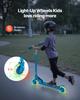VEVOR Roller für Kinder ab 3 Jahren, 2-rädriger Kleinkind-Scooter mit leuchtenden Rädern, höhenverstellbarer Lenker, breites Anti-Rutsch-Trittbrett