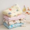 Children's Double Layer Cotton Cartoon Pillow, Ideal for Kindergarten Naps and Neck Support.