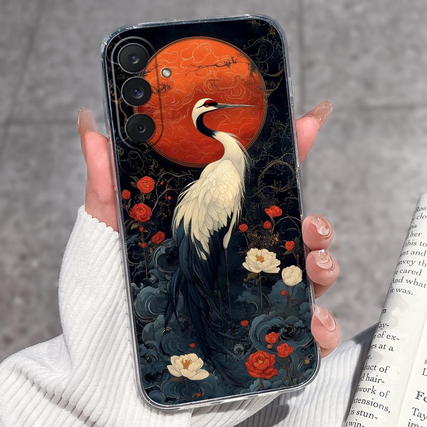 Cover Trasparenti per Telefono Per Samsung M36 M35 M34 M33 M32 M31 M30 M80s M60s M62 M56 M54 M53 M51 Modello Rana Felice Custodia Protettiva Morbida in TPU Per Guscio Samsung