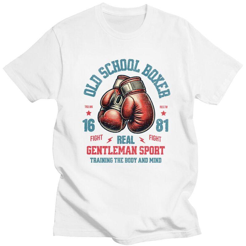 Old School Boxing GentleUnisex Sport T Shirt for Unisex Boxer Lover Tshirt Streetwaer Short Sleeve Tee Shirt