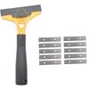 Floor Tiles Blades Scraper Glass Glue Stains 10pcs 7.87x4.13inch ABS Ceramic Tiles Cleaning Scraper Decoration Pollution Metal