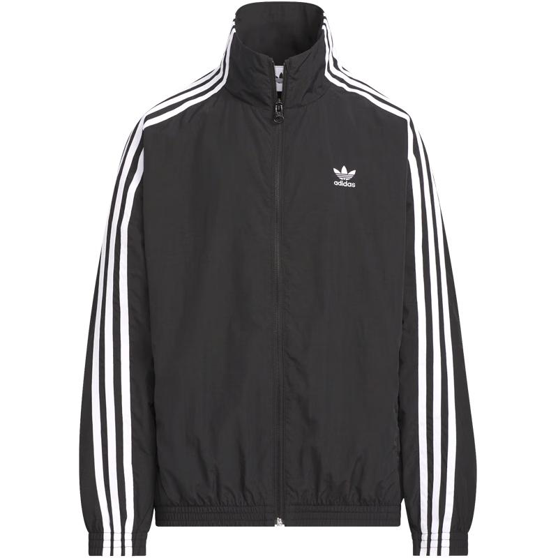 Adidas Kids  Trefoil 3-Stripe Stand-Collar Woven Jacket 140