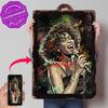 Affiche Imprimée WHITNEY HOUSTON Art Mural Personnalisé Panneaux Métalliques Rétro Vintage en Fer Blanc pour Décoration Décorations de Garage Décor de Bureau