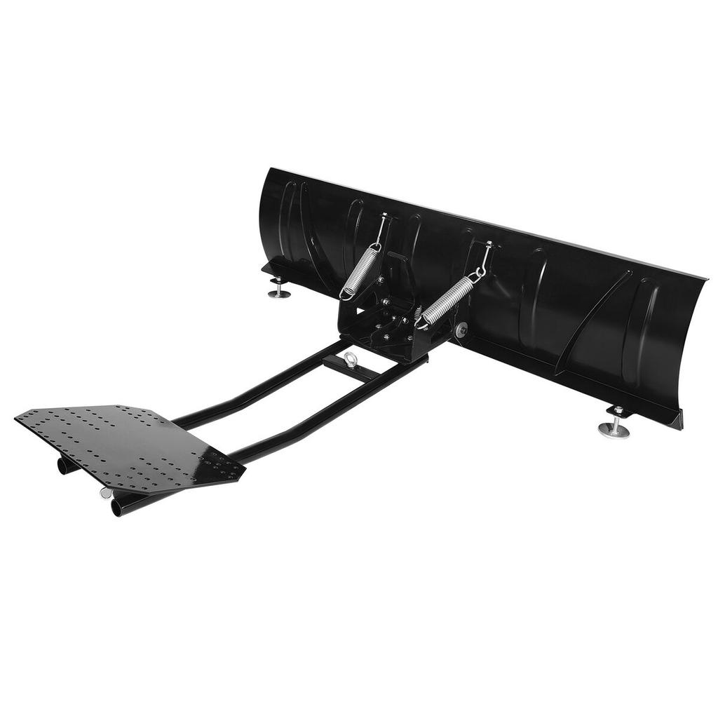 Snow Plow Kit, 1524 mm Universal Snow Plow Attachment, Height & Left-Right Adjustable, Quick To Detach, Steel ATV Scrape Blade, 3 Mount Options,