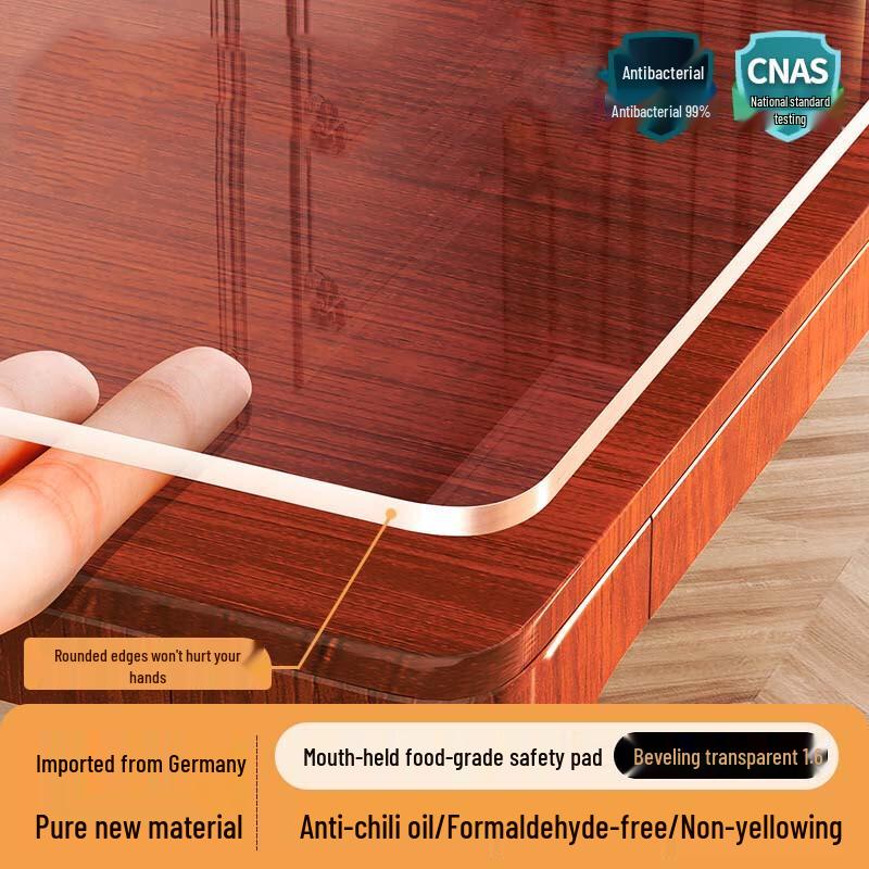 Zunwei Transparent PVC Table Mat 90x180cm
