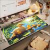 Cute Duckling Pond Gaming Mousepad Cartoon Riverside Desk Mat NonSlip Rubber Stitched Edge Pad For Pc Gaming Enthusiasts
