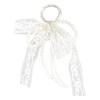 Elegant Pearls Lace Bowknot Ornament Stylish Lace Bowknot Accessory With Pearls Perfect For DIY And Home Decoration